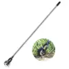 Grass Edger 3 Sections Rod Garden Wheel Rotary Edger Manual Lawn Edger for Backyard Outdoor Landscaping Flower Beds Farmhouse 1