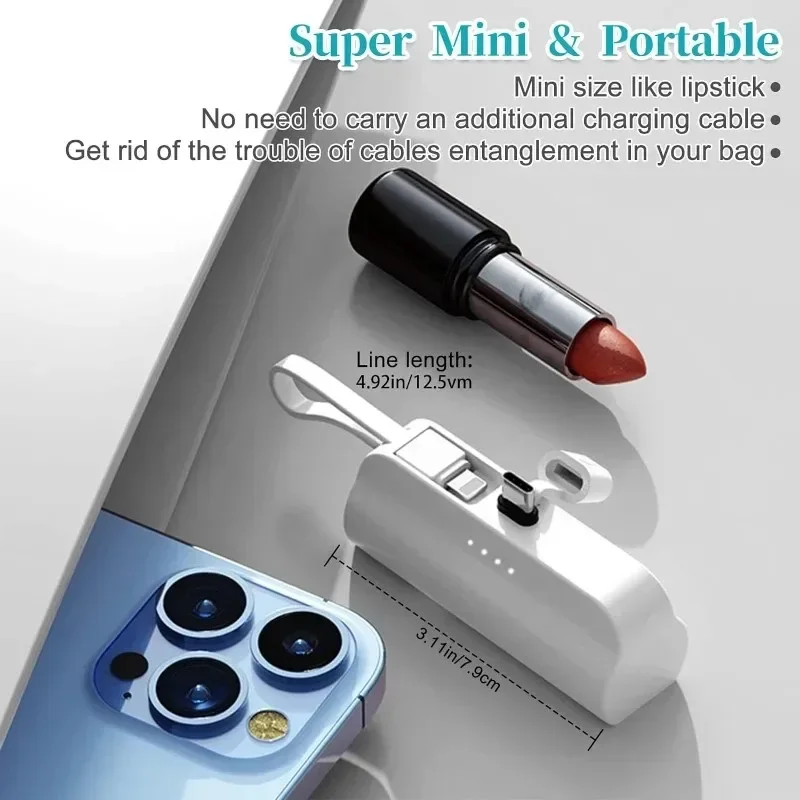 Mini Portable Power Bank Fast Charging For Phone And Devices_voghion.com
