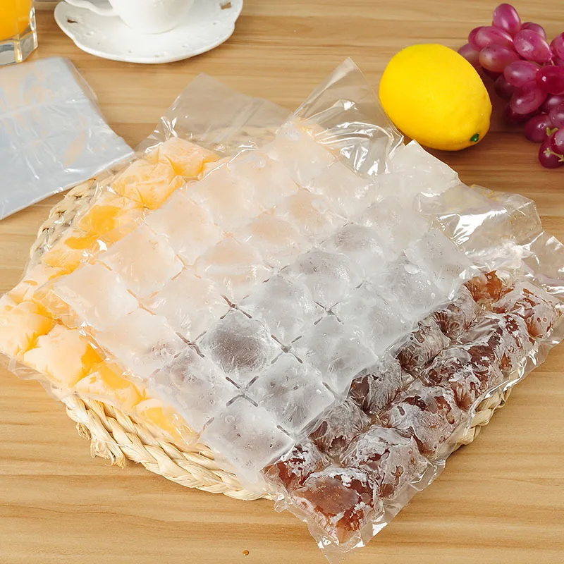 Ice Cube Bags For Freezer 240 Ice Cubes Ice Cube Trays With Collapsible  Silicone Funnel Self-Seal Freezing Maker Cold Ice Pack - AliExpress