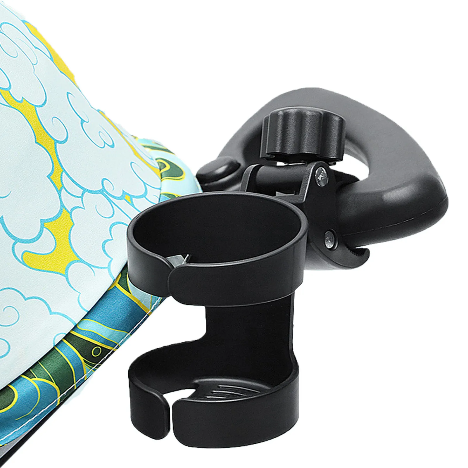 Universal Cup Holder for Stroller Sturdy Car Bicycle Cup Holder Universal Fit Most Strollers Detachable Design Reduce