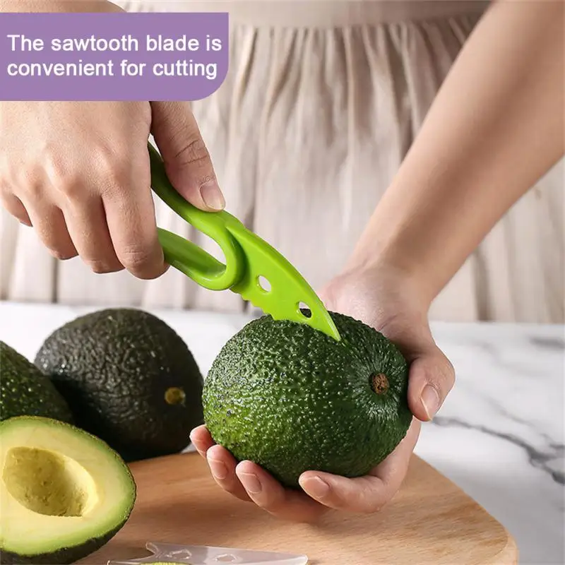Fruit Peeler Avocado Cutter Separator Three-in-one Multifunctional Slicer Kitchen Gadget Vegetable Tools