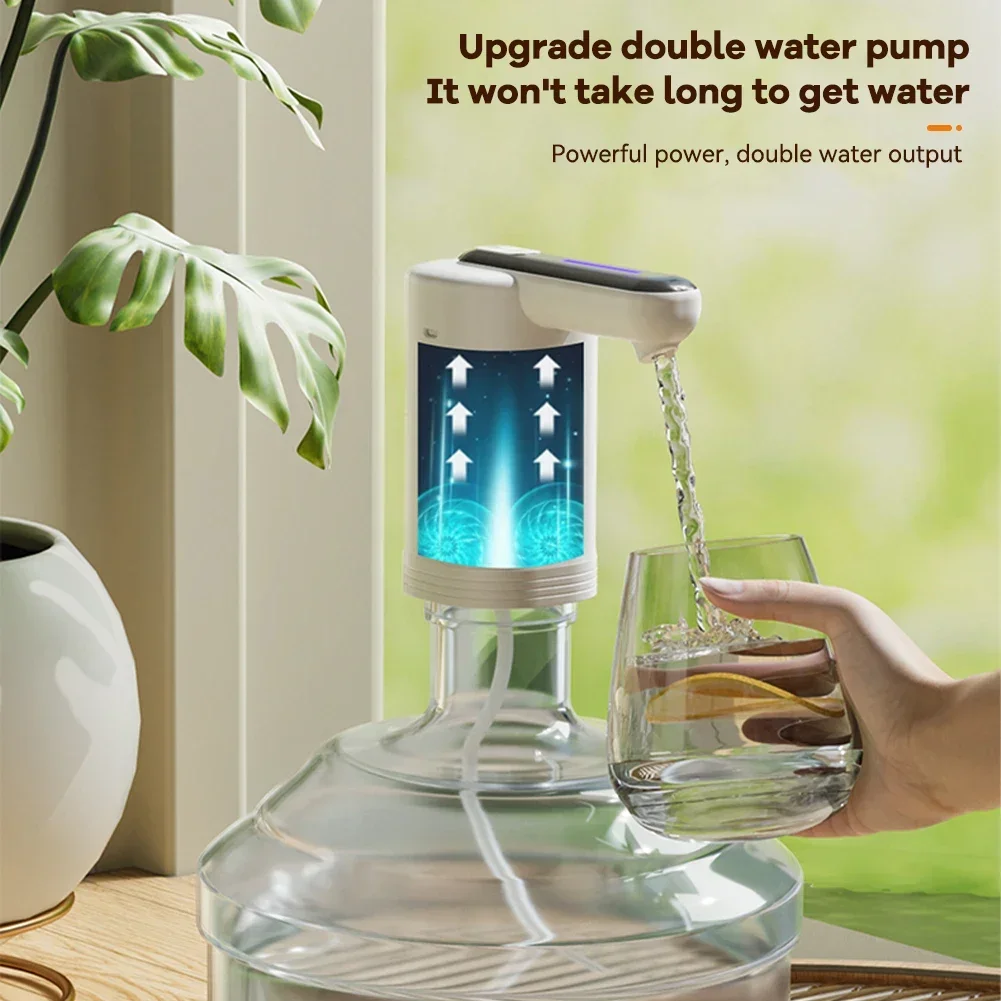 Description Picture 3 of itemPortable Automatic Water Dispenser with USB Charging Powerful Switch Pump for Home Kitchen Office Use - Water Gallon Bottle