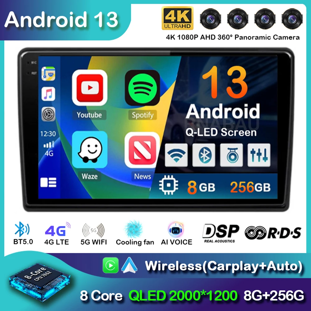 

Android 13 Carplay Auto Car Radio for Hyundai H1 Grand Starex 2007 2008 2009 2010 2011-2015 Multimedia Video Player GPS Stereo