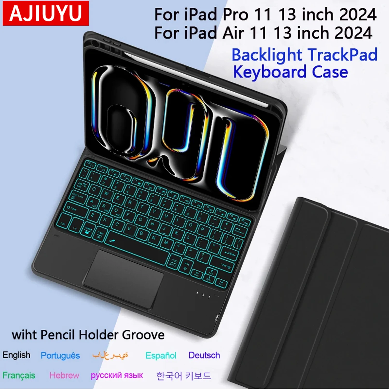 Premium Keyboard Case with Magic Cover Feature