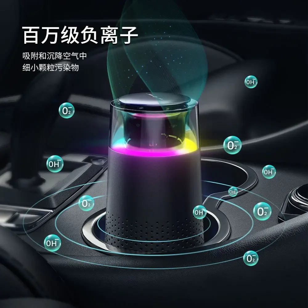 New Car Air Purifier Negative Ion Dust Removal USB Portable Purifier