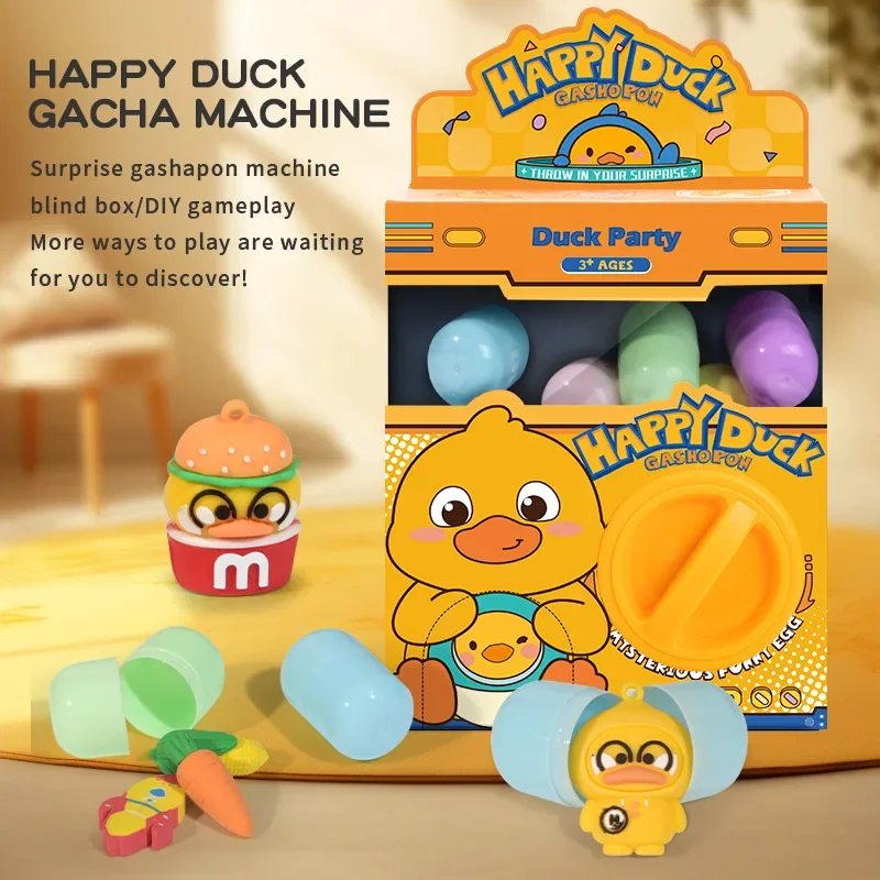 Claw Catch Toy Capsule Egg Toy Gachapon Machine Game Peripheral Toys Kids Gashapon Machine With 6 Eggs Claw Machine