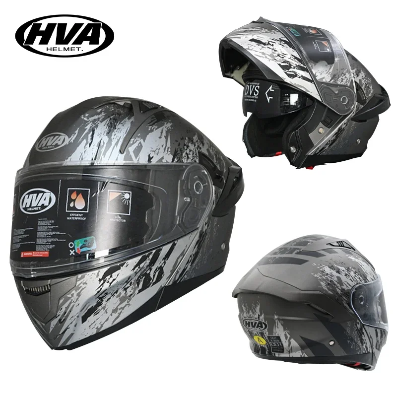 Caschi Moto Integrale Doppia Visiera Modulare Flip Up Casco Dot Approvato Casque Moto Racing Casco Abatible Para Moto