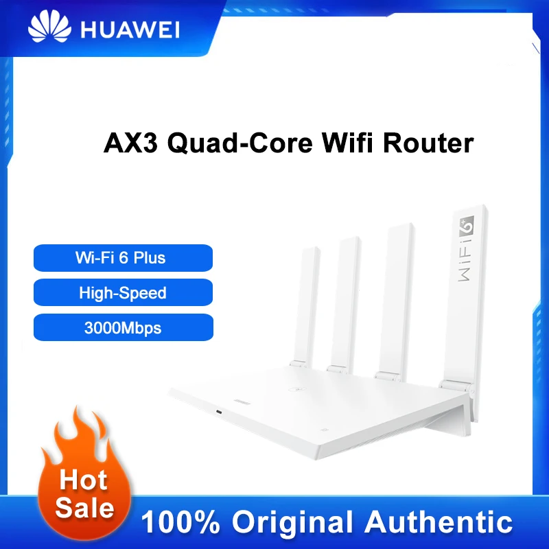 HuaweiAX3QuadCoreWirelessRouterWiFi63000Mbps24G5GHzWiFi