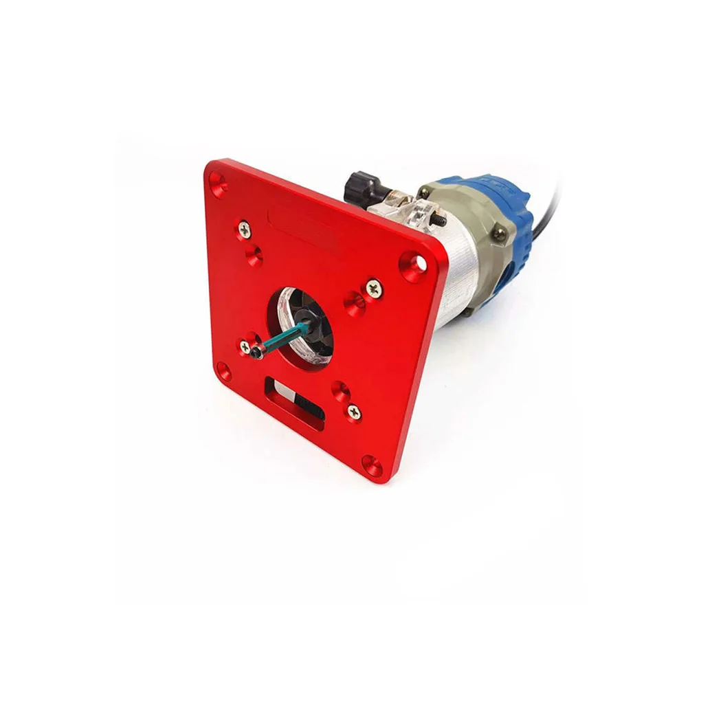 

Router Table Woodworking Aluminum Alloy Carpentry Carpenter Plate Milling Trimming Board Craftsman Benches Accessory
