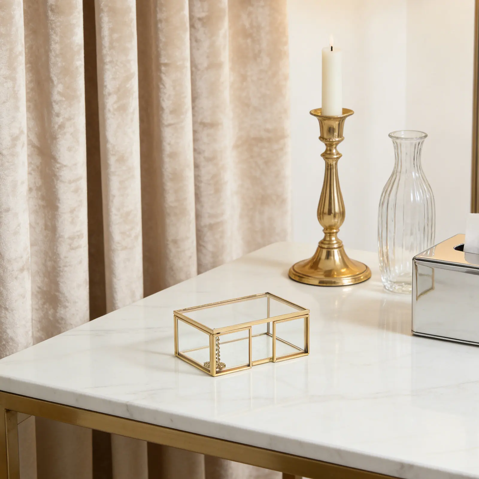 데스크탑 명함 홀더 황동 빈티지 골드 정리함 우아한 유리 디스플레이 사무실 가정 책상 임원 테이블탑 카드