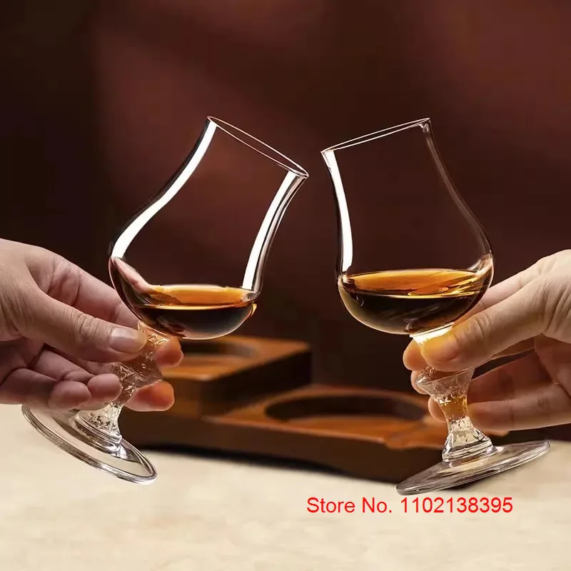 Macallan Whisky Crystal Glasses Gift Box King Exclusive Wine Tasting Cup Luxury Carved Chivas Whiskey Brandy Goblet Snifter