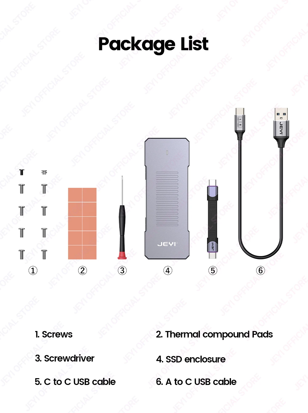 Gen2 Tipo-C, Caso SSD 10Gbps, Suporte M