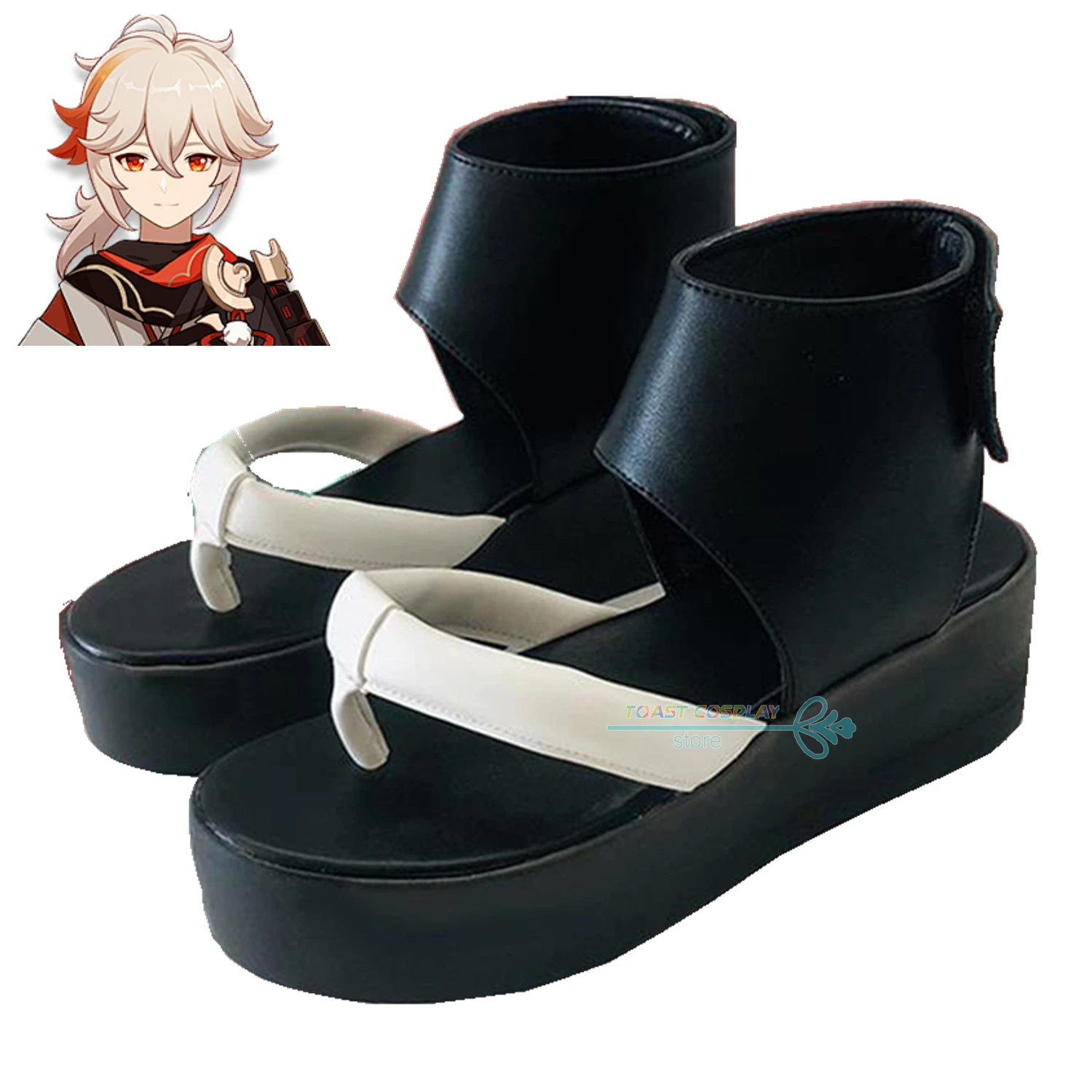 

Kaedehara Kazuha GenshinImpact Cosplay Shoes Game Comic Kaedehara Kazuha Cosplay Costume Prop Shoes for Con Halloween Party