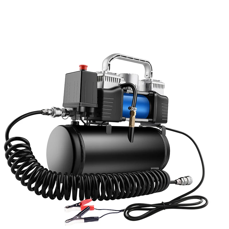 Compresseur d'air portable silencieux sans huile, peinture en aérosol,  pompe à air haute pression, compresseur d'air de voiture, 30L, 220V, 1490W  - AliExpress