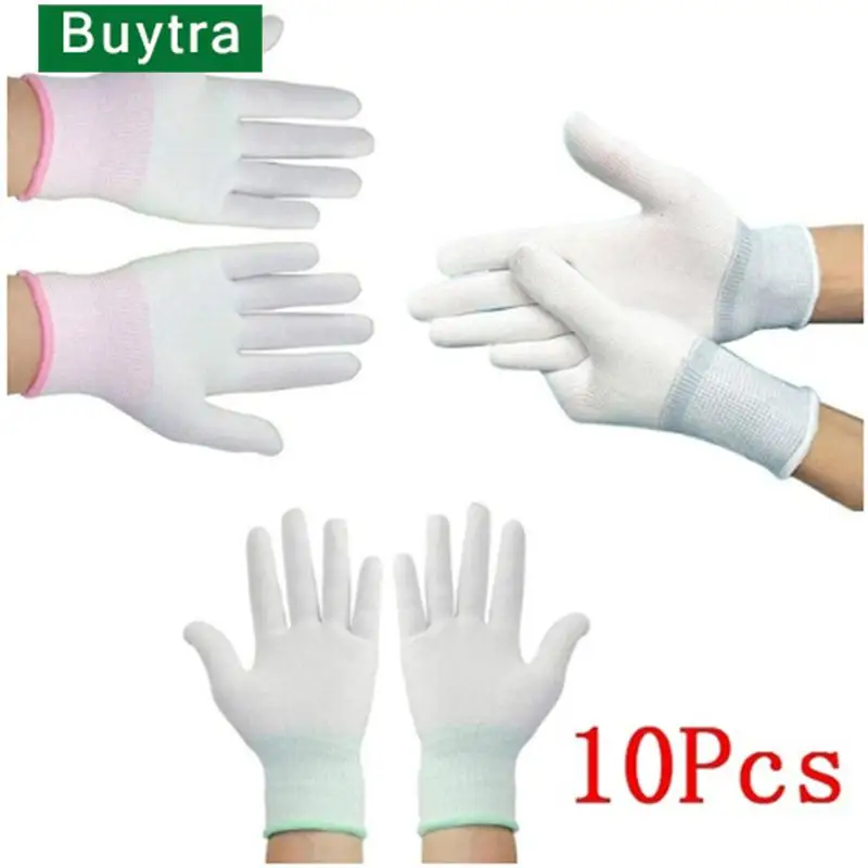 5pair Anti static ESD Gloves pu coated palm finger
