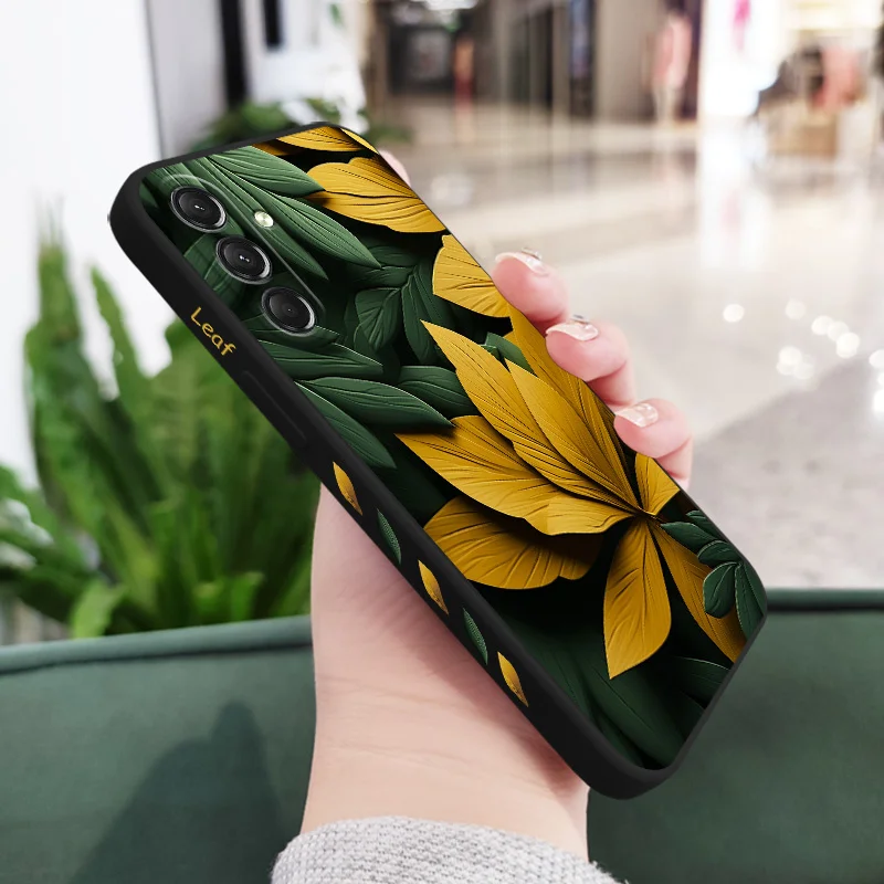 Elegant Carve A Leaf Phone Case - Stylish Protective Cover
