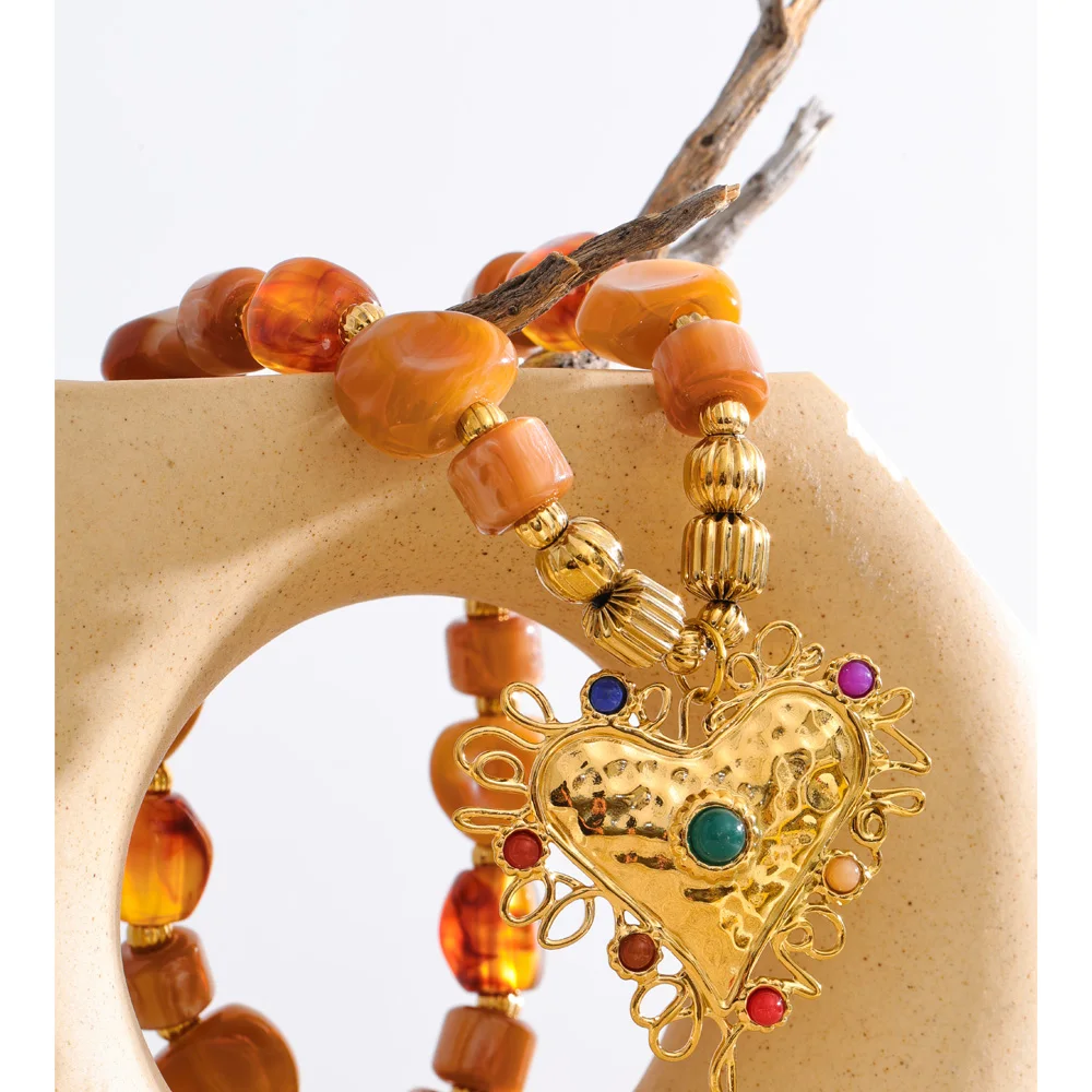 Yhpup Handmade Statement Necklace