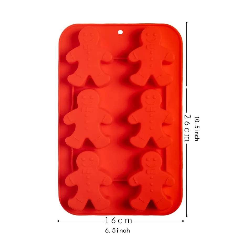 Stampo per dolci in silicone a forma di casetta di pan di zenzero, per mini muffin e gelatina. - Italia