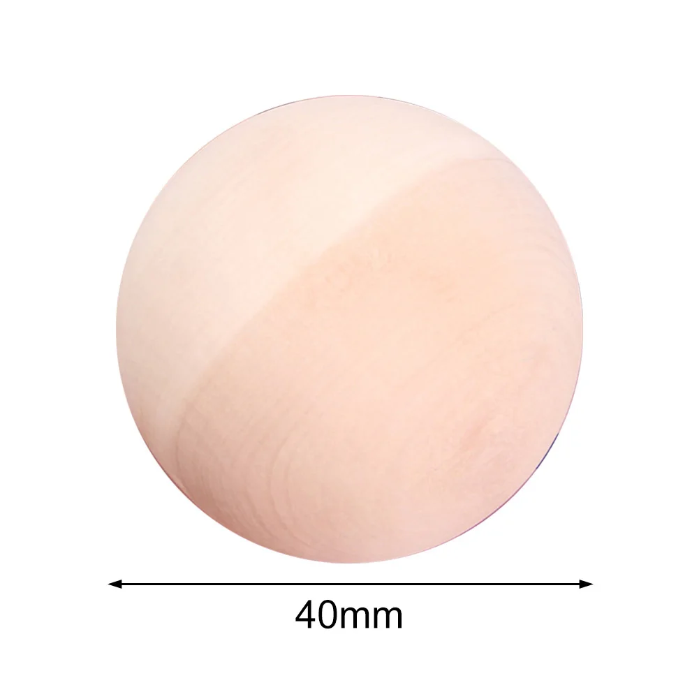 Natural Hardwood Craft Wood Balls