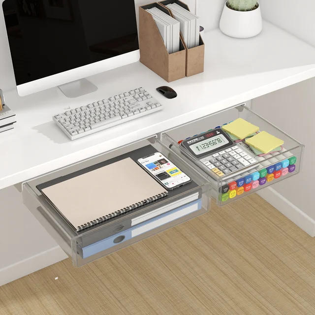 Drill-Free Under Desk Drawer 1