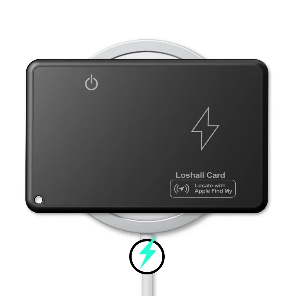 Wallet Tracker Card Wireless Charging Tracking Location Gps Locator Smart Tag Iphone Apple Device Find My Airtag Replacement