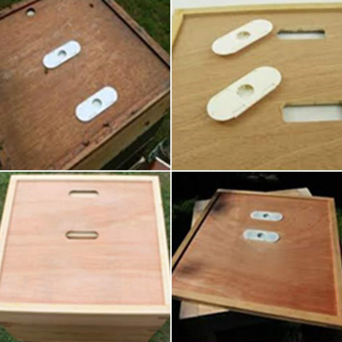 Bee Escape Device Plastic Porter Nest Door Escape Box White Beehive Door For Bee Export Professional Beekeeping Tools 5Pcs
