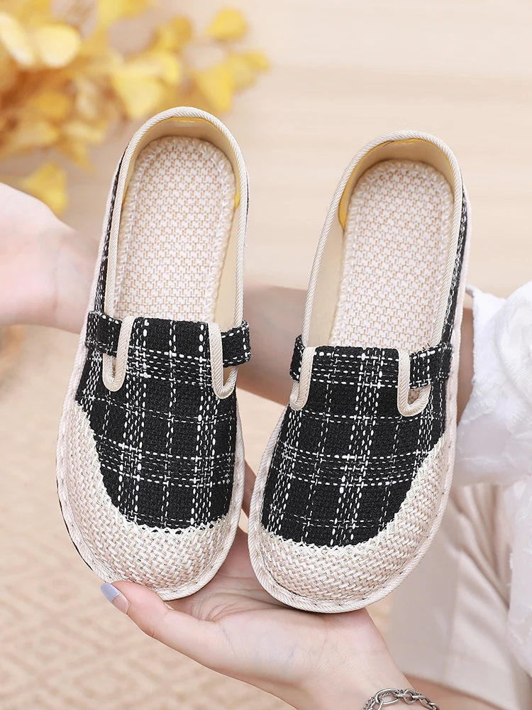 

Тканевые туфли для женщин, нескользящая обувь для отдыха среднего и старшего возраста, удобная обувь для рыбалки, на мягкой подошве для беременных женщин