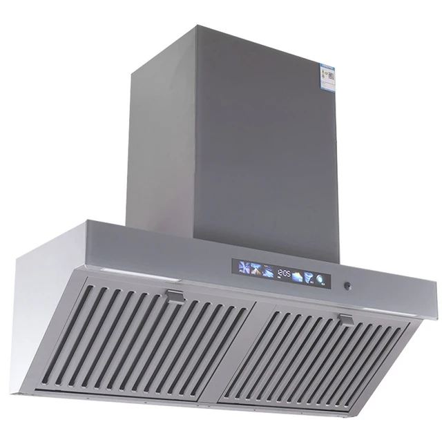 Top Suction Range Hood Household Automatic Cleaning Kitchen Hood Exhaust Extractor  Cocina Campana - AliExpress