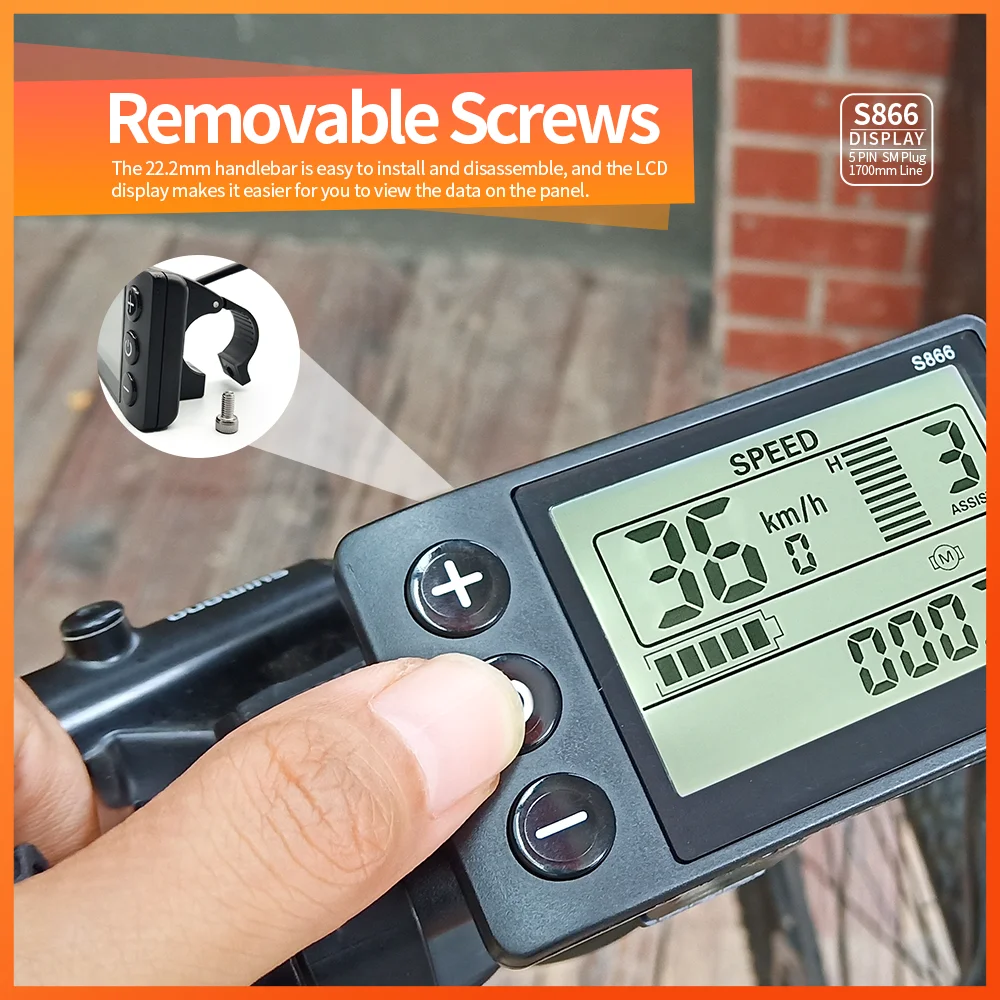 Advanced Ebike Sine Wave Controller with Learning Function and LCD Display for High-Performance Motors