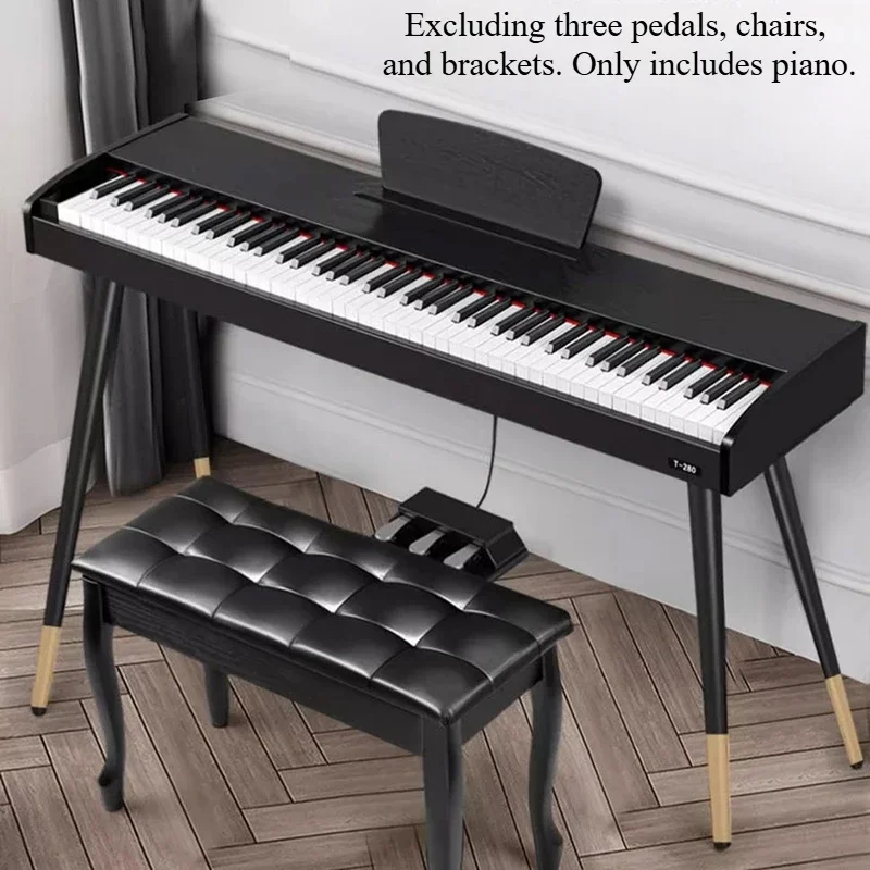 88-key Digital Piano Adult Electronic Organ Professional Midi Keyboard Footswitch Beginners Portable Children's Musical Piano
