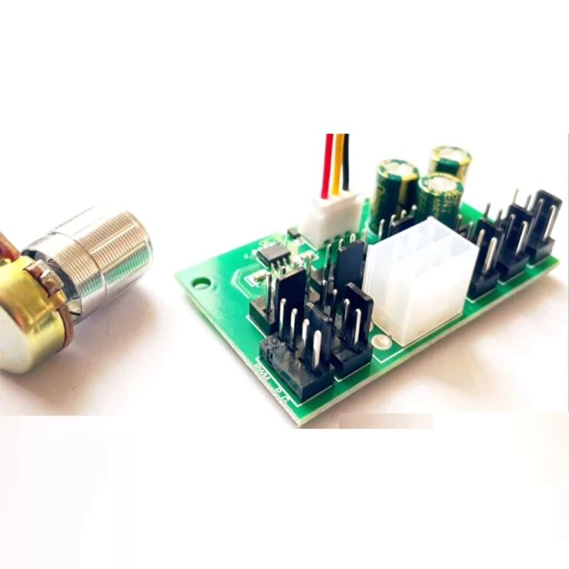 Fan Speed Controller Computer Case Miner Fan Speed Controller 8-Channel Fan Hub PWM High-Power Violent Controller Speed Governor
