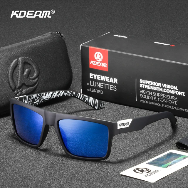 KDEAM Full-rim Pilot Photochromic Sunglasses Polarized Men and Women 100% UV-protective  Driving Sun Glasses With Case - AliExpress