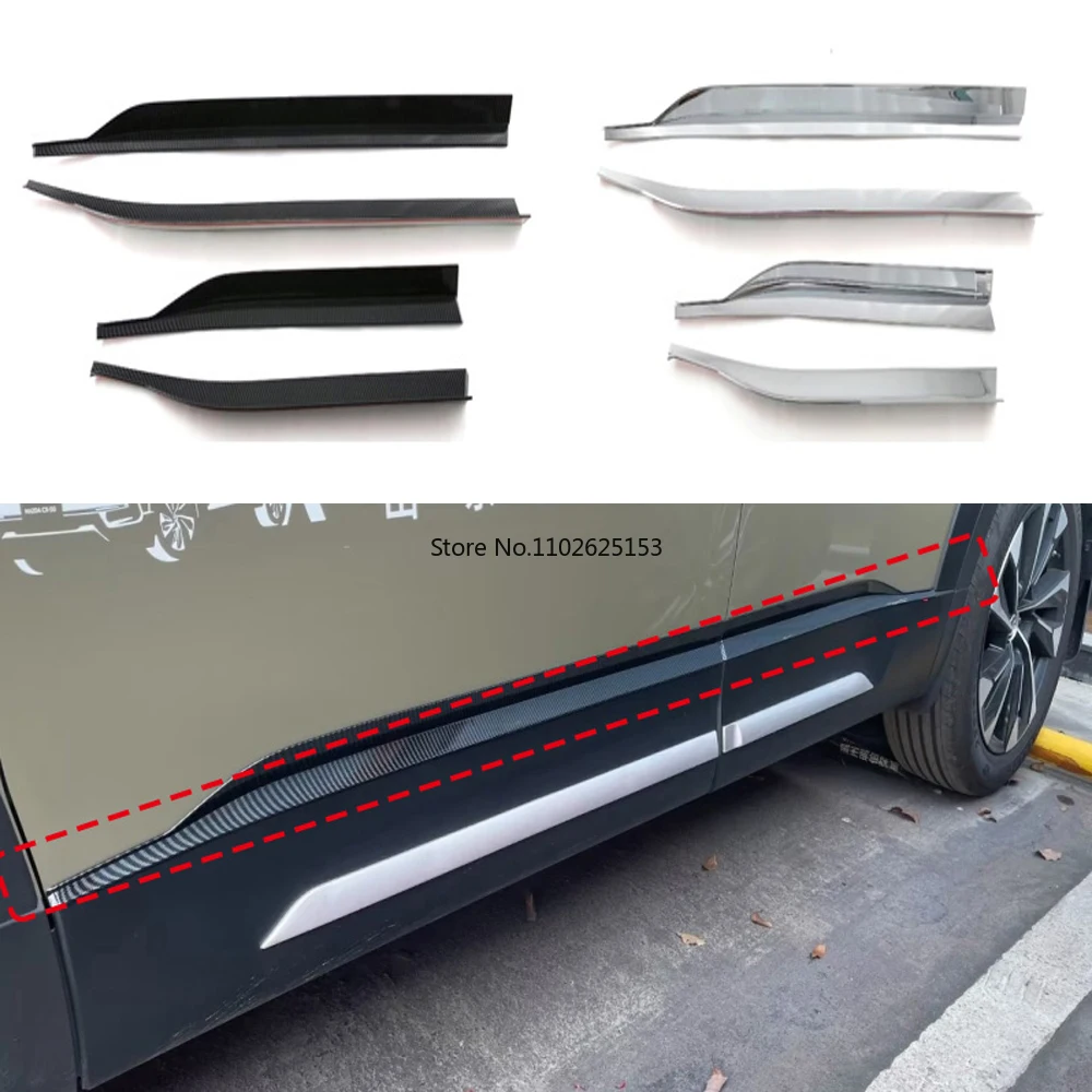 

For Mazda CX-50 CX 50 2023 2024 ABS Chrome Door Body Molding Door Body Anti-scratch Protector Car Side Strips Trim Cover