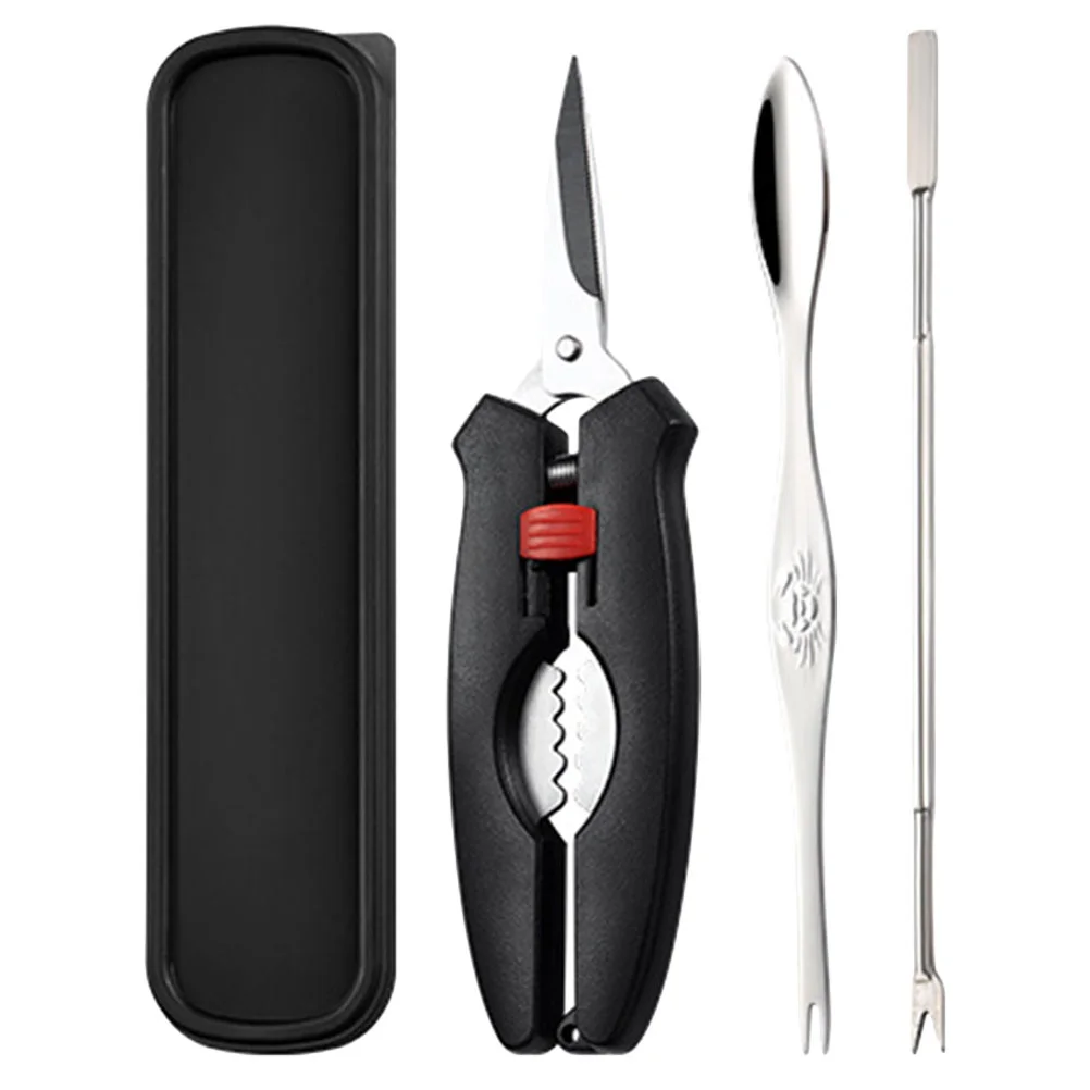 

Seafood Tools Set Crab Lobster Crackers Stainless Steel Fork Opener Shellfish Lobster Crab Leg Sheller Seafood Scissor Seafood