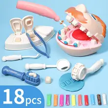 

Role Play Doctor Game Parent-child Communication Educational Tool Kids Pretend Play Toys Dentist Role Play Set for Kids