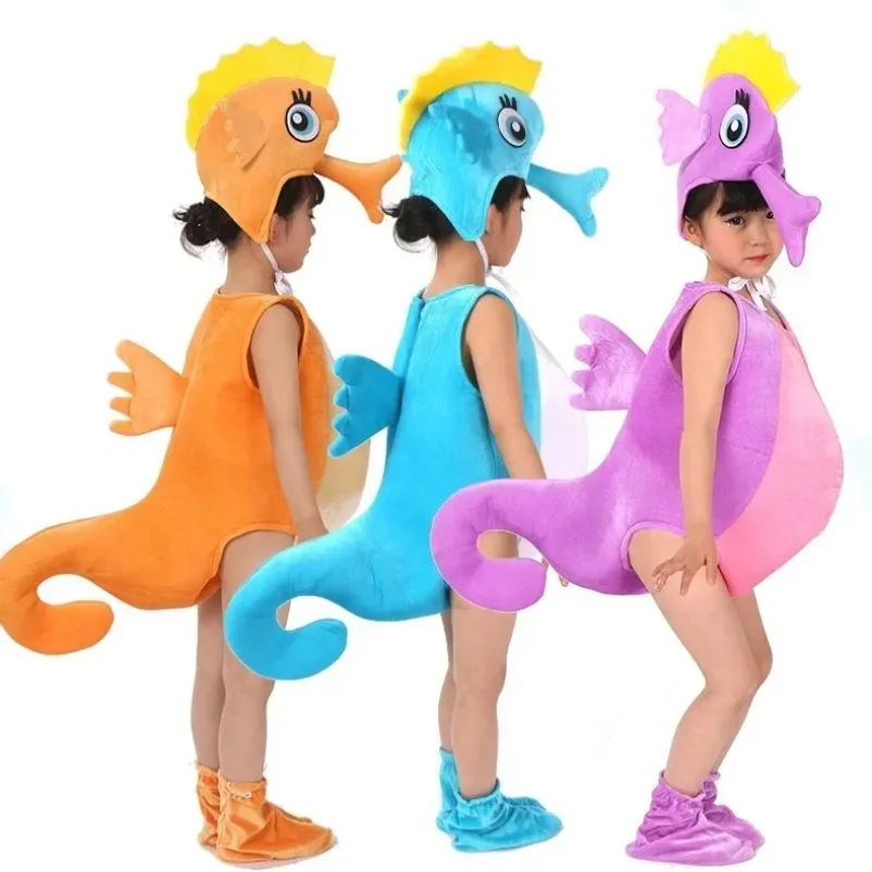 Kids Seahorse Costume 1
