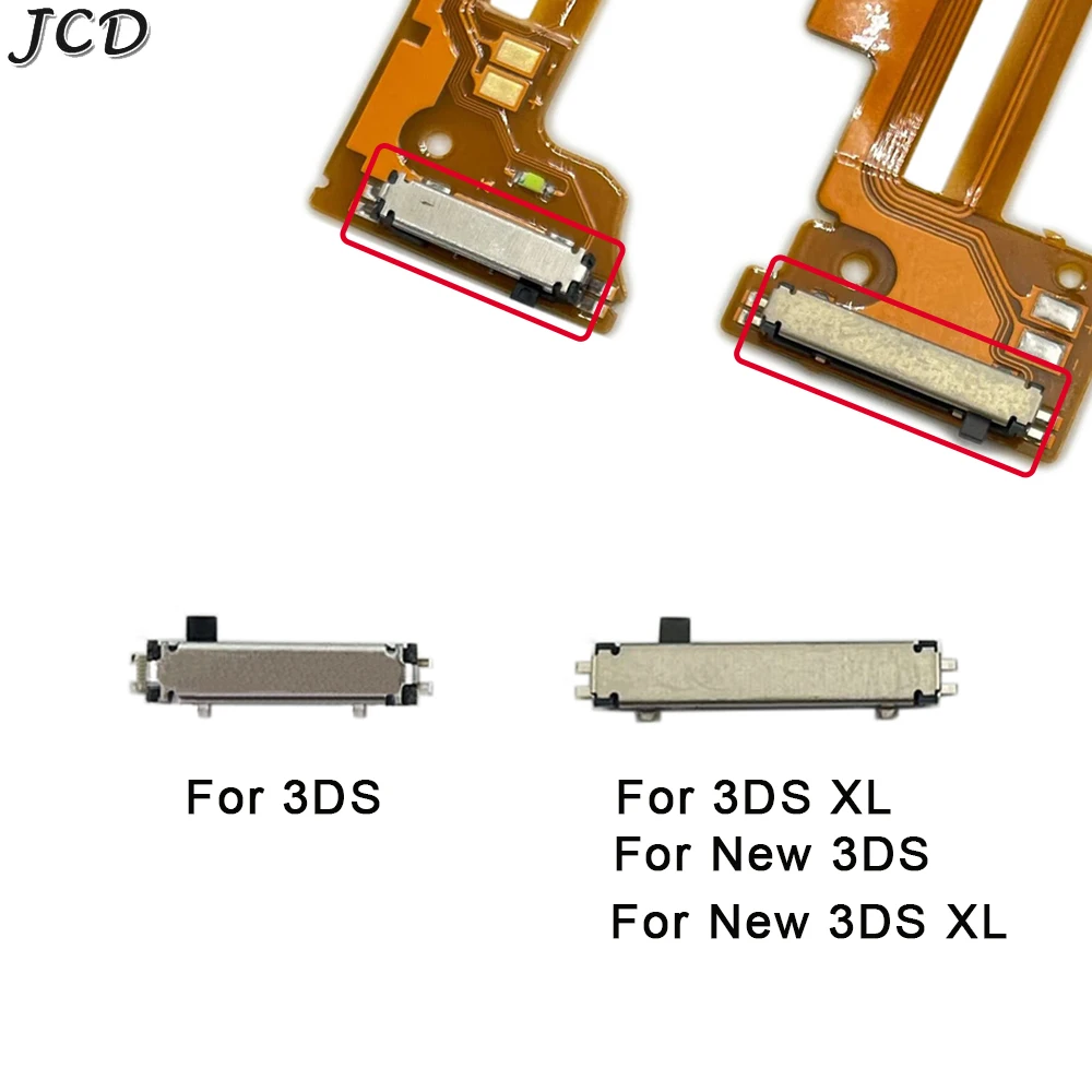 

JCD 1PCS 3D Slider Button Micro Volume Switch Button for 3DS /3DS XL /New 3DS XL LL Speaker Ribbon Cable