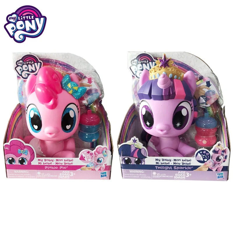 

Hasbro My Little Pony Pinkie Pie Baby Doll Electric Interactive Sounds Cute Girl Play House Toy Twilike Sparkle Gifts