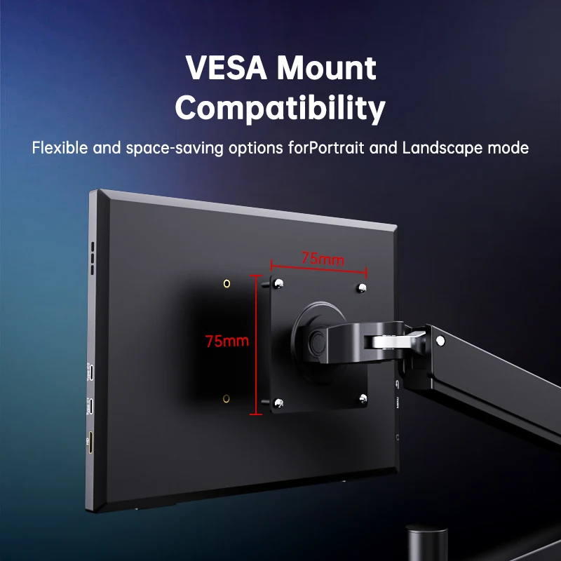 ポータブルモニター IPS Type-C スピーカー搭載 16 インチポータブルモニタースピーカー内蔵 HDR IPS 16:10 100%sRGB