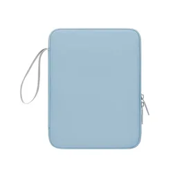 Shockproof Tablet Bag Sleeve with Multi Pockets for 10.9 - 12.9 Inch Devices (Blue)