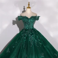 Customized 15 Quinceanera Dresses Ball Gown Luxury Glitter Party Dresses Elegant Off Shoulder 15 Yearl Old Dress Prom Gown 2025 - Image 3