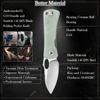 TRIVISA Folding Pocket Small Knife with Clip，Mini EDC Knife for Men,2.04”14C28N Steel Blade，G10 Handle for Women Camping Tools 3