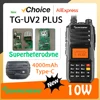 Quansheng Walkie Talkie TG-UV2 Plus Type-C Charging 10W Superheterodyne 4000mAh Portable FM RadiosLong Range Communication Radio 1