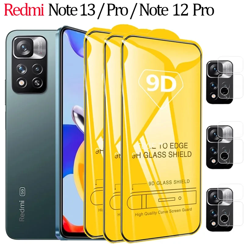 Redmi Note 13 Tempered Glass for Xiaomi Redmi Note 12 Pro Ecran Redmi Note 13 Pro 5G Screen Protector Redmi Note 12