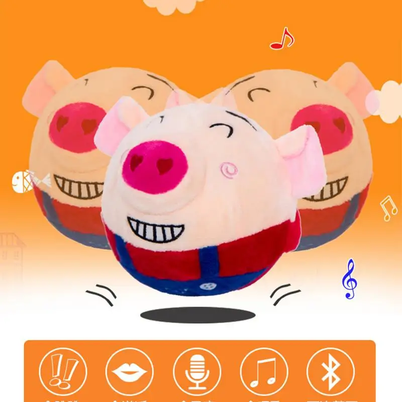 

Мяч для собаки активная движущаяся плюшевая игрушка для домашних животных Пение собака Жевательная пищалка пушистая игрушка