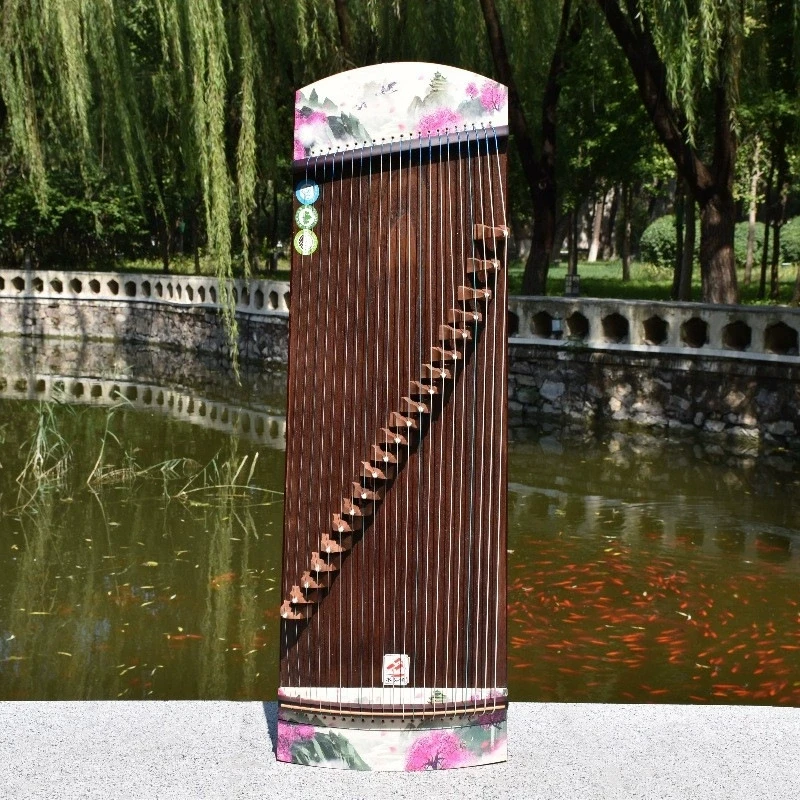 100cm Mini Portable Guzheng Zither Lankao Paulownia for Beginners or Professional Performance Chinese Stringed Instrument
