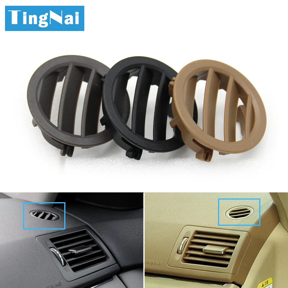 Dashboard Small Round AC Air Vent Grille Cover Panel For Mercedes Benz C Class W204 C180 C200 220 230 260 280 300 350 2007-2011 ac air conditioner vent grille dashboard panel cover