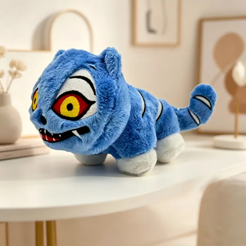 Neues Tiger-Plüschtier-Zubehör, Tiger-Plüschpuppe, Pop-Geburtstagsgeschenk für Kinder, Kinderzimmer_voghion.com