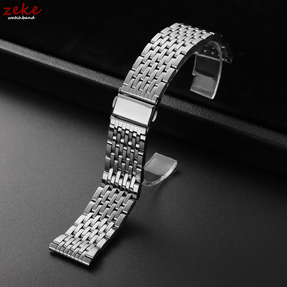 الفولاذ المقاوم للصدأ حزام (استيك) ساعة 18 مللي مت...