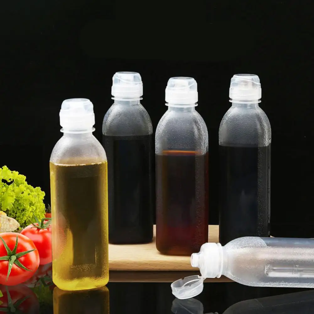 300/500ML Squeeze Oil Bottles Multifunction Sauce Oil Bottles Screaming Control High Temperature Kitchen Gadgets